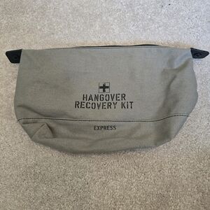 Express Gray Toiletry Bag Modern Design